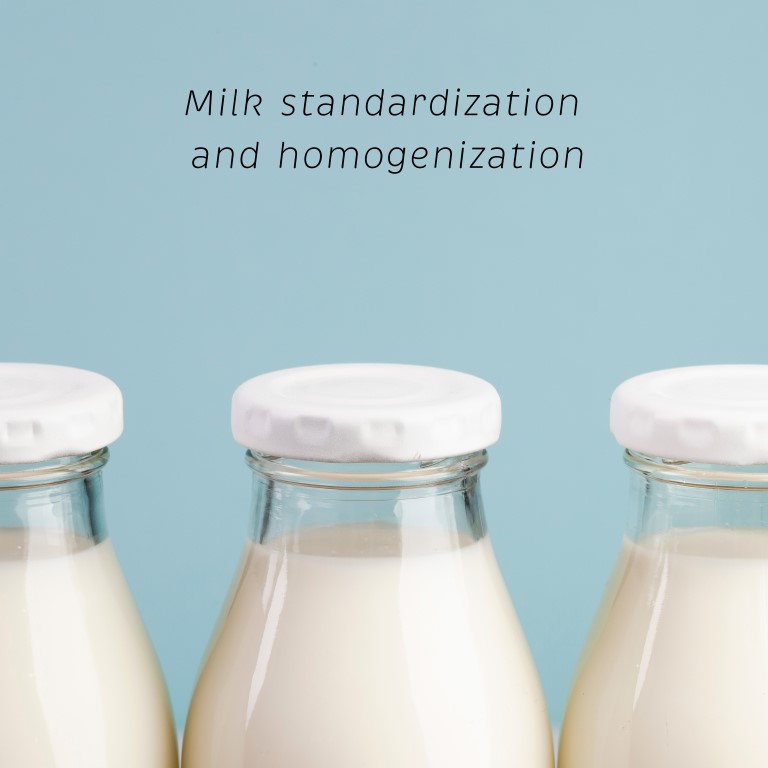 牛奶標準化和均質化
